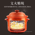 Multifunctional portable electrical ceramic stewing pot